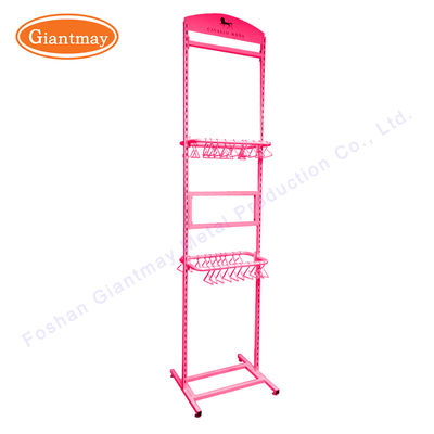 Présentoir au détail accrochant de ceinture en cuir de support en métal