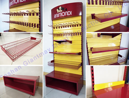 L'étagère de Slatwall de support de magasin pour des produits sèment le support d'affichage