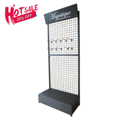 Étagère à la mode en métal de magasin de détail pour l'affichage de grille de chaussette