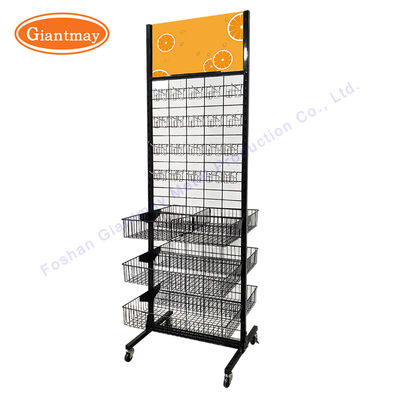 Grille d'affichage de support de chaussette de vente au détail d'étagère de gant