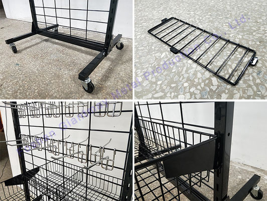 Grille d'affichage de support de chaussette de vente au détail d'étagère de gant