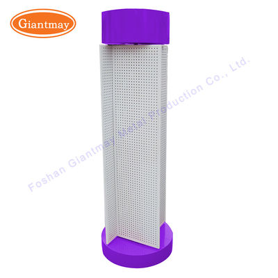 Plaque tournante tournante de présentoir d'étagère de plancher de bijoux en métal