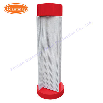 Plaque tournante tournante de présentoir d'étagère de plancher de bijoux en métal