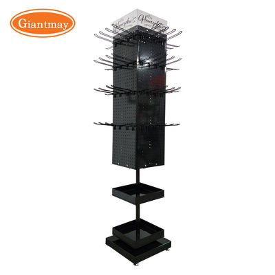 Présentoir tournant à piles de support de bijoux de bracelet