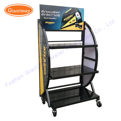 Support électrique de batterie de voiture de support d'affichage de remisage des batteries de vélo