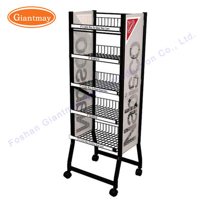 Métal Chip And Candy Display Racks d'ODM d'OEM pour le magasin