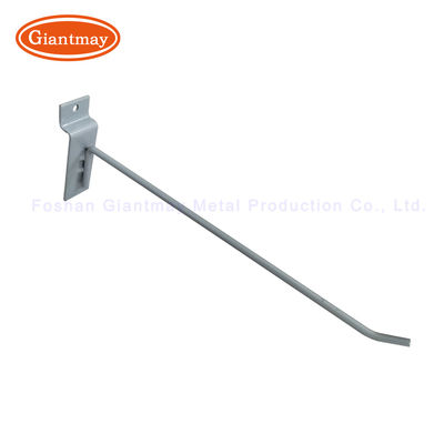 Crochet simple de mur de lamelle de magasin de magasin d'affichage de Chrome Slatwall en métal